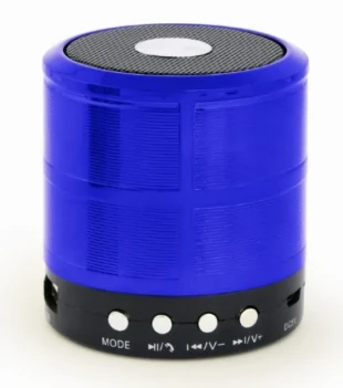 GEMBIRD SPK-BT-08-B Gembird Portable Bluetooth speaker +handsfree 3W, FM, microSD, AUX, blue FO