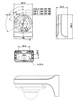 Dahua nosac PFB203W