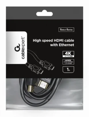 CC-HDMI4L-1M Gembird HDMI kabl v.2.0 ethernet support 3D/4K TV 1m