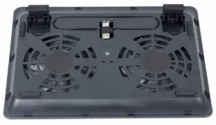 NBS-2F15-05 Gembird hladnjak za laptop, 15.6 2x125mm Fan, USB, 340x250mm, Ergo Stand