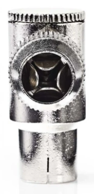 NEDIS CSGP40925ME * Koaksijalni konektor IEC pod uglom od 90stepeni, 7mm, metal 1kom (63)