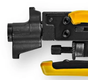NEDIS CSGG49530YE Alat za instalaciju antenskog kabla, F-konektor na RG58,RG59,RG6,RG7, RG11, ABS / celik