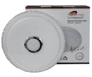MIT.EL LED SMD plafonjera M205440-BT/WRGB 2x24W 390mm sa zvucnikom 5W, bluetooth, Android/iOS APP iLink