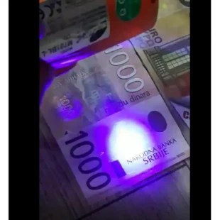 MIT.EL LED M701BL-L punjiva prenosna lampa 1W, money check, USB 5V punjenje