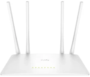 CUDY Cudy WR1200 AC1200 Dual Band 2.4+5Ghz Wi-Fi Ruter 1W/4LAN 10/100Mbps, 4x5dBi GUEST/WPS/DDNS