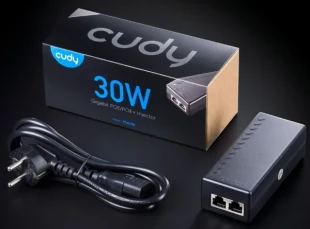 CUDY Cudy POE200 30W Gigabit PoE+/PoE Injector, 802.3at/802.3af Standard, Data and Power 100 Meters