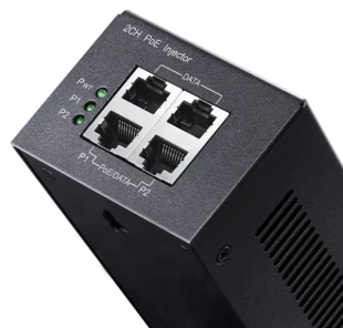 CUDY Cudy POE220 2x 30W Gigabit PoE+/PoE Injector, 802.3at/802.3af Standard, Data Power 100 Meters, Metal