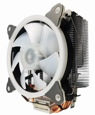 GEMBIRD CPU-HURACAN-ARGB-X130 Gembird LED  UNI kuler 150W 120mm.Fan +/-1600rpm 26dBa LGA 775/115x/1200/AMD