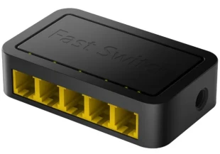 Cudy FS105D LAN 5-Port 10/100 Switch auto-negotiation RJ45 ports