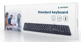 GEMBIRD KB-U-103 ** Gembird Standardna tastatura US layout black USB A (291)