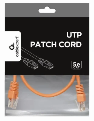 GEMBIRD PP12-0.25M/O Gembird Mrezni kabl, CAT5e UTP Patch cord 0.25m orange