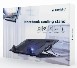 GEMBIRD NBS-1F17T-01 Gembird hladnjak za laptop, 17inc 150mm Fan, USB, 370x265mm, Ergo Stand A