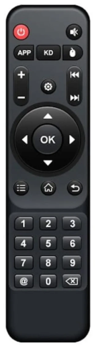 GEMBIRD GMB-X96 DALJINSKI X4 za X96 X4, MAX+, AIR, X98Q  Android TV Box, remote controller