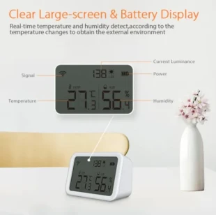 ZIGBEE-SMART-TEMPERATURE-HS05 Gembird Alexa Smart Zigbee bezicni senzor temperature i vlaznosti