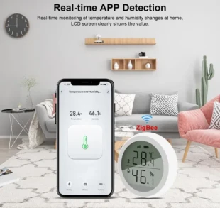GEMBIRD ZIGBEE-SMART-TEMPERATURE-RSH-HS03 Gembird Zigbee pametni senzor temperature i vlaznosti