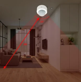 ZIGBEE-SMART-ALARM-RSH-MS10 Gembird RSH Tuya 2u1 Mini PIR detektor pokreta, Infracrveni alarm senzor