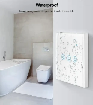 GEMBIRD TUYA-SMART-1 GANG-RSH-SP001 GMB WiFi  switch Alexa google home tempered glass touch Wireles remoteV2