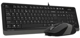 A4 TECH A4-F1010 A4Tech Fstyler tastatura US-LAYOUT + mis USB, Grey