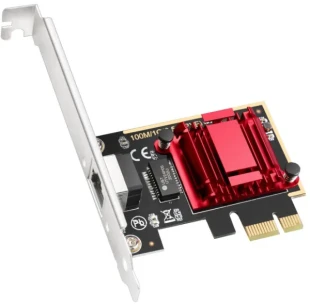Cudy PE25 RJ45 2.5Gbps PCI Express Network Adapter, RTL8125