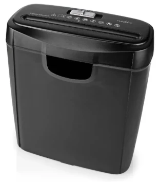 NEDIS PASH112BKA4 Rezac papira, 6x A4 stranica, 10L, 190W za unistavanje papira