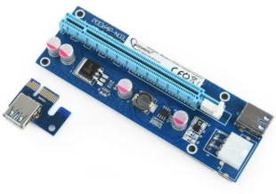 GEMBIRD RC-PCIEX-03 Gembird * PCI-Express riser add-on card, PCI-ex 6-pin power connector