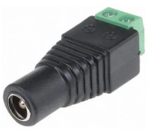CON-DCF-01 Gembird zenski DC konektor na sraf za video nadzor (cena za1kom, pakovanje 10kom)