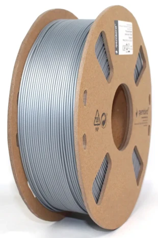 GEMBIRD 3DP-PLA1.75-01-S PLA Filament za 3D stampac 1,75mm kotur 1KG SILVER Srebrna