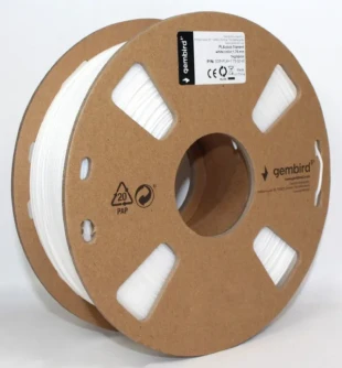 GEMBIRD 3DP-PLA+1.75-02-W PLA-PLUS Filament za 3D stampac 1,75mm kotur 1KG White (jaci od standardnog PLA)