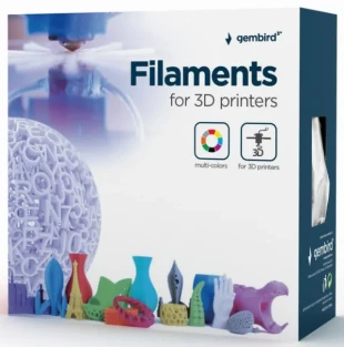 GEMBIRD 3DP-PLA1.75-01-GR PLA Filament za 3D stampac 1,75mm kotur 1KG GREY - SIVA