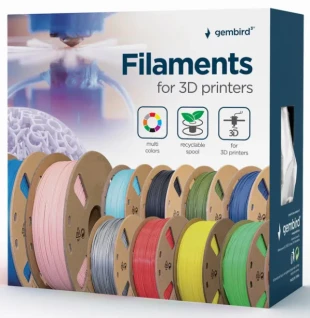 GEMBIRD 3DP-PLA1.75-01-BS PLA Filament za 3D stampac 1.75mm, kotur 1KG, Sky Blue
