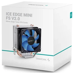 DeepCool ICE EDGE MINI FS V2.0 UNI kuler 100W 80mm.Fan +/-2200rpm 25CFM 24dBa LGA 1156/K8/FM/AM4