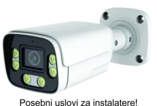GEMBIRD CAM-IP5MP-HAQ60D GMB kamera 5mp APP P6SLite 2.8mm-F1.6 POE, IP66 DuaL LED 6xIR+6xFull Color, MIC,25m