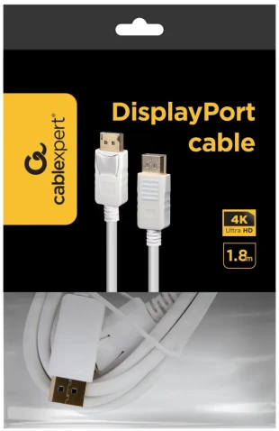 GEMBIRD CC-DP2-6-W Gembird DisplayPort na DisplayPort  v.1.2 digital interface kabl 1,8m Beli
