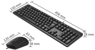 A4 TECH A4-KRS-3330 A4Tech tastatura YU-LAYOUT + mis USB, Grey