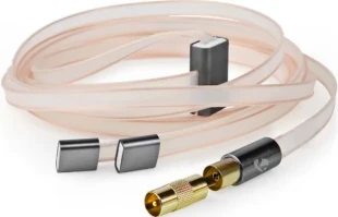 NEDIS ANFMBW105AT20 FM Antena IEC koaksijalni muški, Gold Plated, 50Ohm, Unshielded, 2m, PVC FO