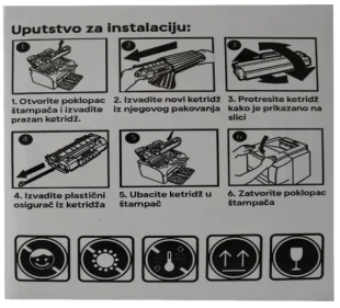 Toner Gembird CB435A/436A/CE285A / CRG-725 zam. kaseta za HP + LBP3010/6030/6000 Canon 2k