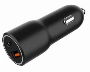 GEMBIRD TA-UC-AC2PDQC38-CAR-01 Gembird 2-port USB brzi punjac za auto, Type-C PD, 38W, black