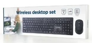 KBS-WCH-04 Gembird tastatura US + bezicni mis USB, US layout