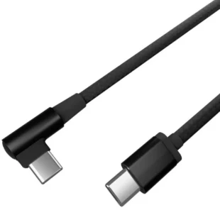 GEMBIRD CC-USB2-CMCML-0.2M Gembird Kabl USB-C na USB-C pod uglom 0,2m Black
