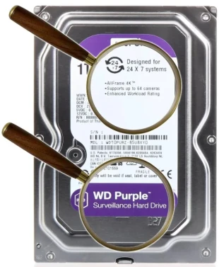 HDD 3.5 * 1TB WD10PURZ WD Purple 24/7 5400RPM 64MB SATA3