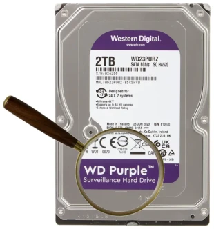 HDD 3.5 * 2TB WD23PURZ WD Purple 24/7 5400RPM 64MB SATA3