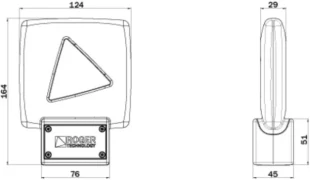 Roger FIFTHY 24V Signalna lampa sa integrisanom antenom 24V