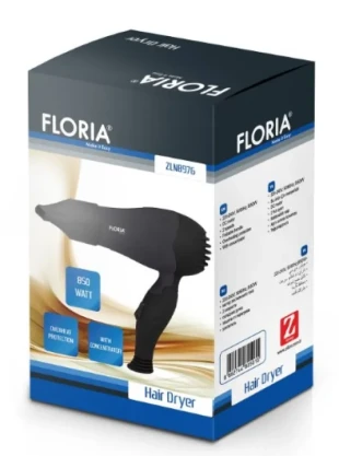 Zilan * ZLN8976  BK Fen za kosu, dve brzine, 850W Crna (650)