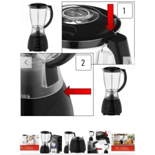 ZILAN Zilan ZLN3080 Blender (ZLN3079 BK) 300W, 1,5L