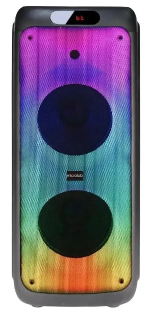 MICROLAB Microlab PT1000W karaoke zvucnik 320W, Bluetooth, LED, 11,1V/5400mAh, TWS, Aux, USB, microSD, + Mic*
