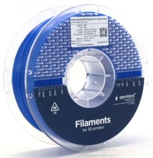 GEMBIRD 3DP-ABS1.75HY-01-B ABS filament velike brzine za 3D stampac 1.75mm, kotur 1KG BLUE