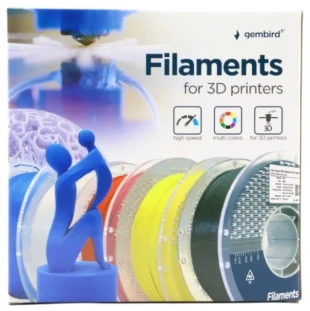 GEMBIRD 3DP-PETG1.75HY-01-R PETG filament velike brzine za 3D stampac 1.75mm, kotur 1KG RED