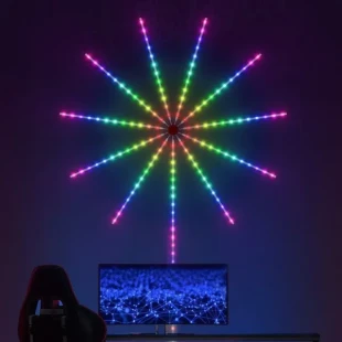 RGB LED vatromet, 10x0.3m+1x1m, 94 LED, DC LVT-30/94