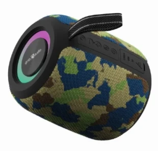 GEMBIRD SPK-BT-LED-05-CM Gembird Portable Bluetooth RGB LED TWS speaker, 8W, BT, FM, USB, Handsfree, CAMO