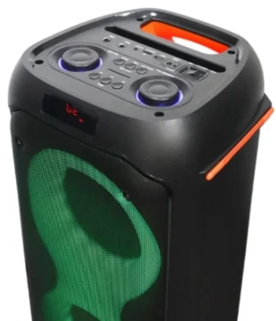 MICROLAB Microlab PT602W karaoke zvucnik 160W, Bluetooth, LED, 7,4V/4000mAh, Aux, USB, microSD, + Mic*2kom